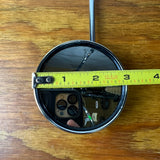 ROUND BICYCLE MIRROR CHROME CLEAR REFLECTOR FOR SCHWINN & OTHERS