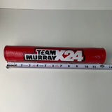 OLD SCHOOL RED TEAM MURRAY X24 BMX BIKE FRAME TOP TUBE PAD VINTAGE NOS