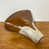 Schwinn Approved S Seat Coppertone / White Fits Varsity Road Bikes & Others Vintage