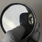ROUND BICYCLE MIRROR CHROME CLEAR REFLECTOR FOR SCHWINN & OTHERS