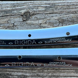 RIGIDA BICYCLE RIMS 16 X 1-3/8 FIT FOLD UP BIKES CHOPPER CUSTOM & OTHERS 20H NOS