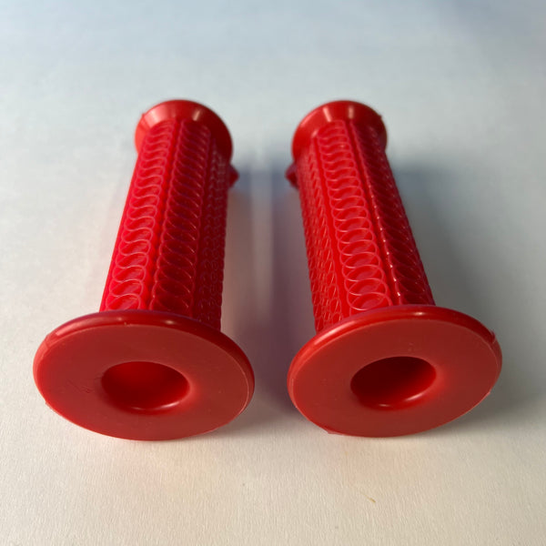 OLD SCHOOL BMX GRIPS WINNERS CIRCLE RED OG 1970S 1980S RACE