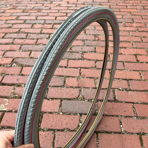 24 x 3 bicycle wheel TIRES 1-3/8 (37-540) FITS HUFFY SEARS MURRAY & OTHERS VINTAGE NOS bfcmlast25 Model:SWD661MHFS The included valve type A Captain Mitchell 624