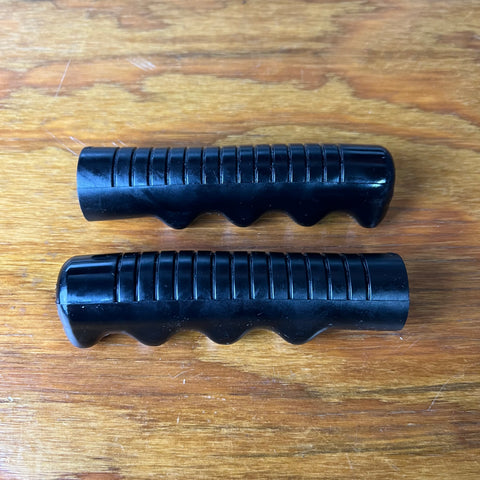 1970S BLACK RODON BICYCLE GRIPS FITS SEARS HUFFY MURRAY & OTHERS VINTAGE NOS