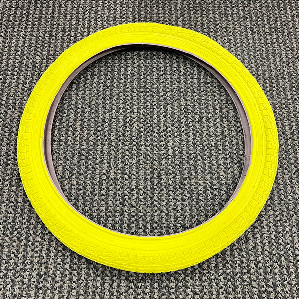 Kenda K50 Comp 3 BMX Skinwall Tire - 20 X 2.125 Inches, Yellow Sidewall Classic BMX Tire