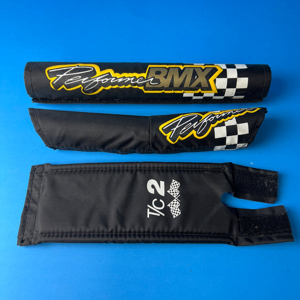 PERFORMER T/C 2 BMX PAD SET FITS OLD SCHOOL BMX BIKES VINTAGE NOS