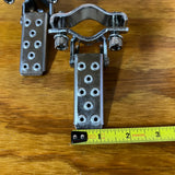 OLD SCHOOL BMX FREESTYLE CHROME FORK STANDERS PEGS FIT GT PRO PERFORMER PFT DYNO