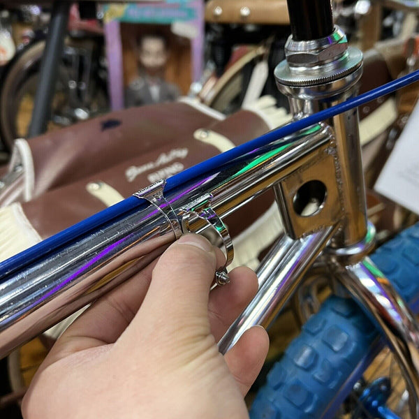 SHIMANO CABLE FRAME CLAMP “FITS COOK BROS” BMX OLD SCHOOL NOS