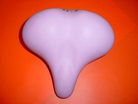 BICYCLE SEAT LARGE WIDE COMFORT SPRING SEAT HEAVY DUTY QUALITY PURPLE
