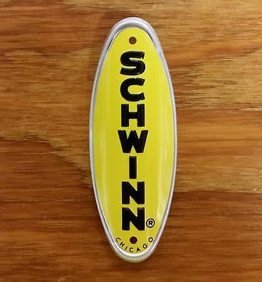 Schwinn Approved Schwinn Head Badges By Year SCHWINN BICYCLE PLATE