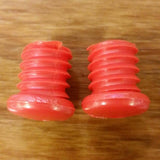 BICYCLE HANDLE BAR TAPE SOLID ORANGE WITH END PLUGS FIT SCHWINN & OTHERS
