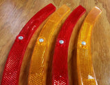 BICYCLE WHEEL REFLECTORS VINTAGE 1970S USA MADE FIT SCHWINN AMF ROADMASTER OTHERS