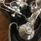 BICYCLE SEAT WEB SPRING VELO COMFORT QUALITY BIG WIDE CHROME HEAVY DUTY SPRINGS