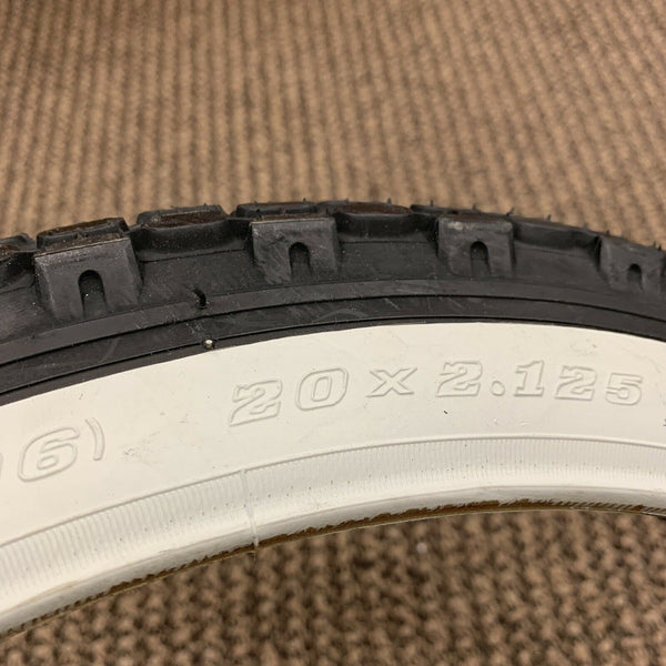 20 x 2.125 'WHITE' MTB BMX TYRES E301 Kids Children's Bicycle x 2 20 x 2.125 'WHITE' MTB BMX TYRES E301 Kids Children's Bicycle x 2