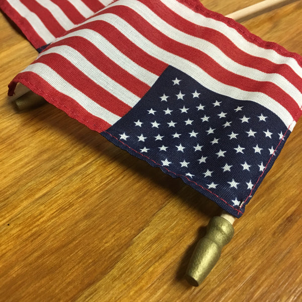 AMERICAN FLAG SET FOR SCHWINN BICYCLES SEARS MURRAY AND OTHERS