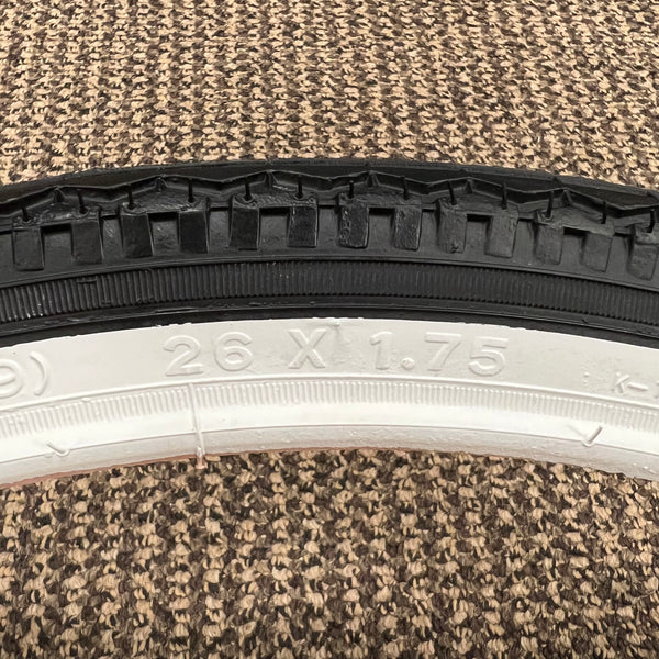 White wall bicycle tires 26 deals x 1.75