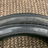 BICYCLE TIRES 22 X 1.75 FITS UNICYCLE SCHWINN OTHERS NEW