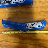 OLD SCHOOL BMX BLUE TEAM MURRAY X24 FRAME TOP TUBE & V BAR PADS VINTAGE NOS