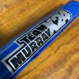 OLD SCHOOL BLUE TEAM MURRAY X24 BMX BIKE FRAME TOP TUBE PAD VINTAGE NOS