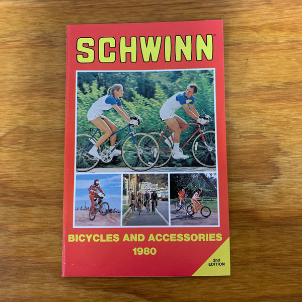 1980 2ND EDITION SCHWINN BICYCLE & ACCESSORIES CATALOG BOOK ROAD STING – Bicycle Heaven