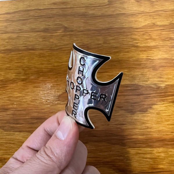 BICYCLE HEAD BADGE NAME PLATE CHOPPER EASY STICK ON – Bicycle Heaven