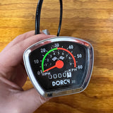 BICYCLE SPEEDOMETER SET DORCY VINTAGE FITS 20" INCH STINGRAYS MUSCLE BIKES NOS