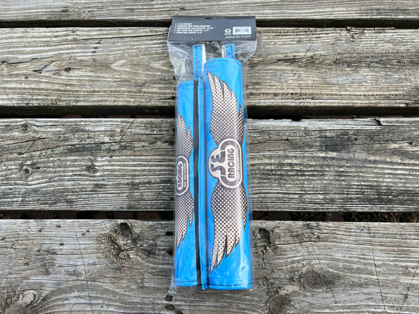 SE RACING BMX INNOVATIONS PAD SET BLUE TAN BROWN FITS SE BIKES OTHERS NEW