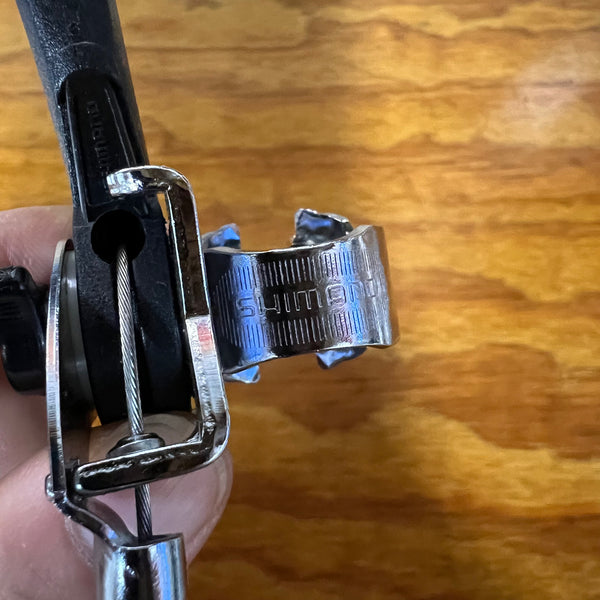 ファッションなデザイン SPEED 5 SHIMANO FRICTION BLACK ON CLAMP MOUNT STEM SHIFTER ロッド