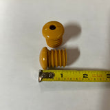 BICYCLE HANDLE BAR PLUGS HONEY MUSTARD FIT SCHWINN HUFFY SEARS MURRAY AND OTHERS