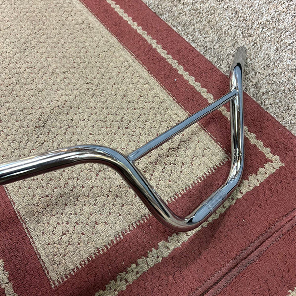 old bmx バーハンドル schwinn mongoose MID SCHOOL BMX HANDLEBAR STEEL CHROME FITS GT MONGOOSE