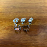 5X BICYCLE CABLE CLAMPS FITS HUFFY RAIL THE WHEEL SEARS & OTHERS VINTAGE NOS 5/8"