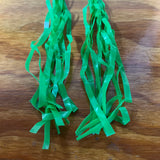 BICYCLE STREAMERS GREEN FITS MANY BIKES SCHWINN SEARS HUFFY AND OTHERS NEW