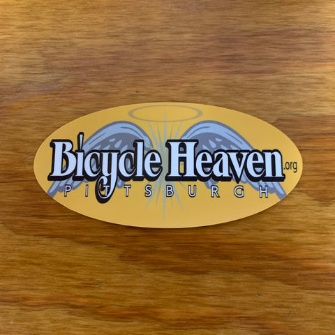 BICYCLE HEAVEN MUSEUM BIKE DECAL STICKER PITTSBURGH PA
