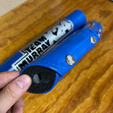 OLD SCHOOL BMX BLUE TEAM MURRAY X24 FRAME TOP TUBE & V BAR PADS VINTAGE NOS