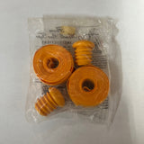BICYCLE HANDLE BAR TAPES & PLUGS ORANGE / BUTTERSCOTCH HUNT WILDE FOR ROAD BIKES