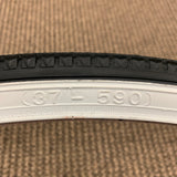 BICYCLE TIRE WHITE WALL 26 X 1-3/8" / 37-590 FOR HUFFY SEARS ROAD BIKES OTHERS