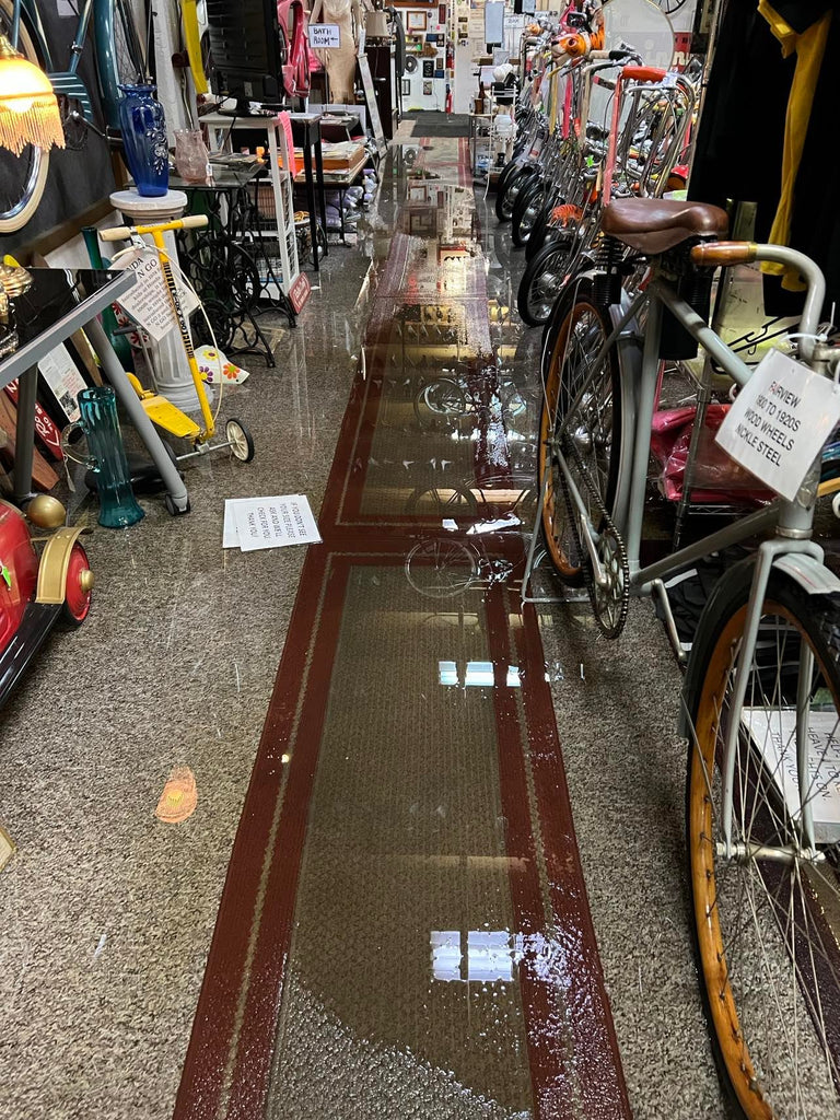 Bicycle Heaven Museum Flooded Devastating Damaged