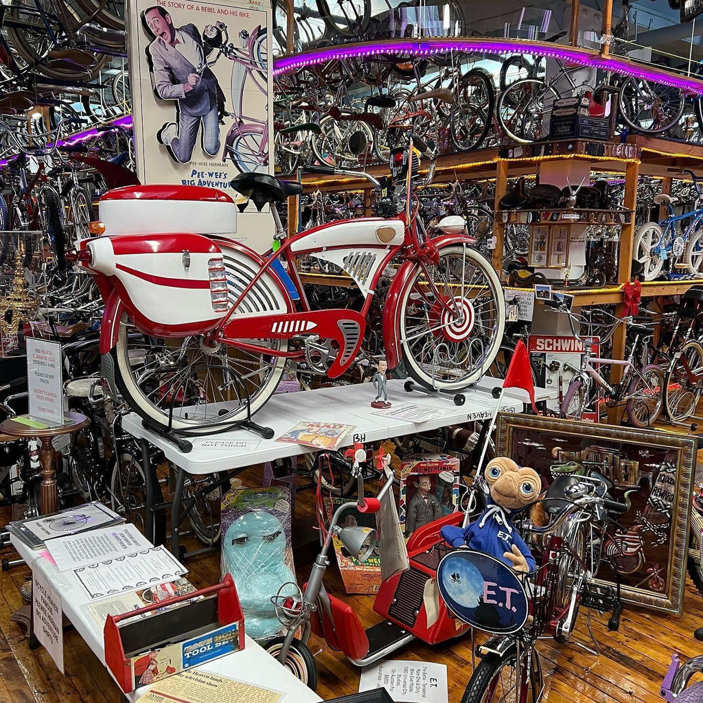 Pee Wee Herman's Bicycle at Bicycle Heaven Featured On Pittsburgh News