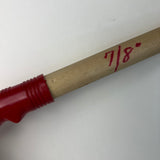 VINTAGE RED GRIPS 7/8" ID. 4" LONG FITS MURRAY SCHWINN HUFFY SEARS OTHERS NOS