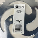 Vintage NOS WALD 44 Tooth Chrome Bicycle Chainring Sprocket #544 Stingray BMX