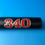 OLD SCHOOL BMX TEAM MURRAY 340 BLACK RED & SILVER HANDLEBAR PAD VINTAGE NOS