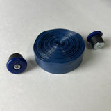 BICYCLE HANDLEBAR TAPE & PLUGS SOLID BLUE FITS MURRAY SCHWINN OTHERS VINTAGE NOS