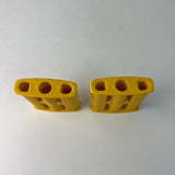VINTAGE TRICYCLE PEDALS YELLOW 7/16" ID FITS ELGIN COLSON MURRAY HUFFY AMF NOS