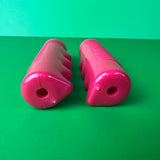 VINTAGE RED TRICYCLE GRIPS 5/8" ID. 3-3/8" LONG FITS ELGIN AMF HUFFY COLSON NOS