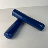 BICYCLE BLUE GRIPS 7/8" ID 4-1/2" LONG FITS SCHWINN HUFFY MURRAY OTHERS VTG NOS