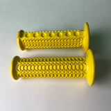 OLD SCHOOL BMX GRIPS WINNERS CIRCLE YELLOW OG 1970S 1980S RACE VINTAGE NOS