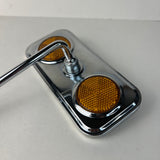 BICYCLE MIRROR FITS SCHWINN STINGRAY SEARS MUSCLE BIKES ROAD BIKES & OTHERS AMBER