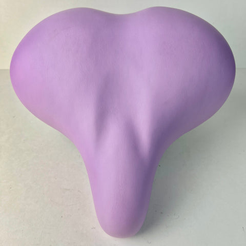 BICYCLE SEAT LARGE WIDE COMFORT SPRING SEAT HEAVY DUTY QUALITY PURPLE