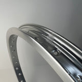 Vintage ARAYA 20 x 1.75 BMX Bicycle Rim 36H Japan NOS Old School Silver