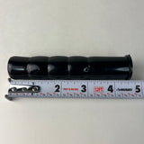VINTAGE BLACK GRIPS 3/4" ID. 4-1/2" LONG FITS MURRAY HUFFY SEARS OTHERS NOS